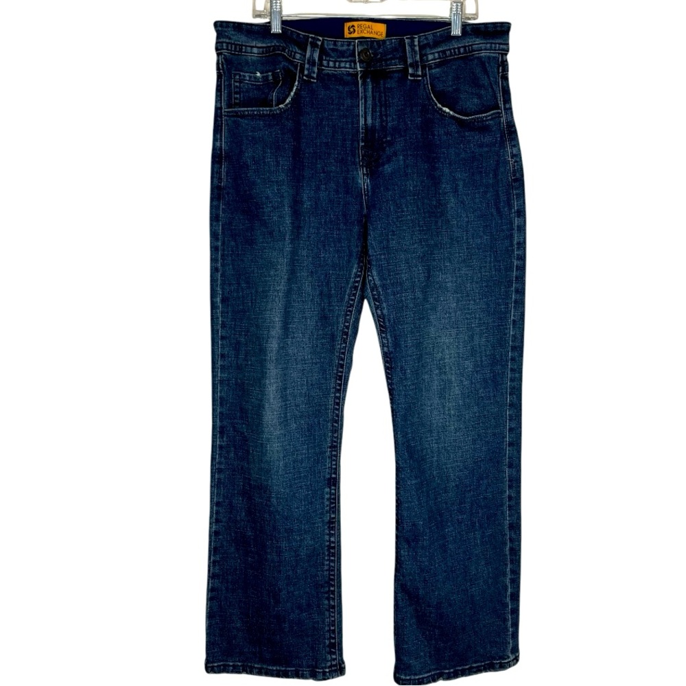 Regal  Exchange Jeans Men's Blue Denim Super Stretch
Cotton Blend Jeans.